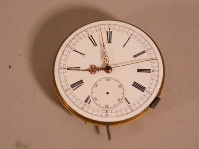 une horloge avec des chiffres romains sur le cadran