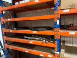 many shelves with different types of tools on them