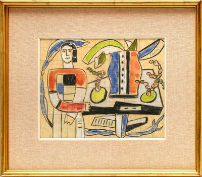 une image d'un tableau représentant un homme et une femme
