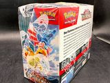 the box of pokemon trading card game is sitting on a table