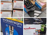 plusieurs photos de divers articles exposés dans un magasin