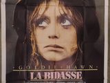 the poster for the movie la bidassee is hanging on the wall
