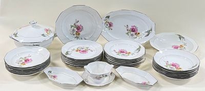 a picture of a collection of china plates and bowls