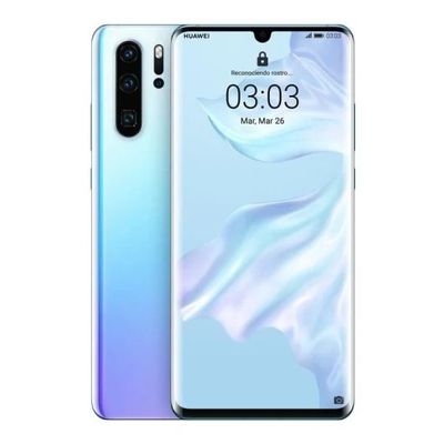 vue de face et de dos d'un Samsung Note 10 Lite blanc et bleu