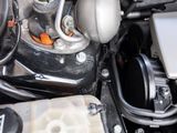 a close up of the engine of a motorcycle