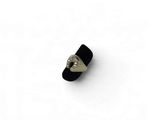 an image of a black ring with a heart on it