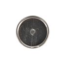 an image of a close up of a button on a white background