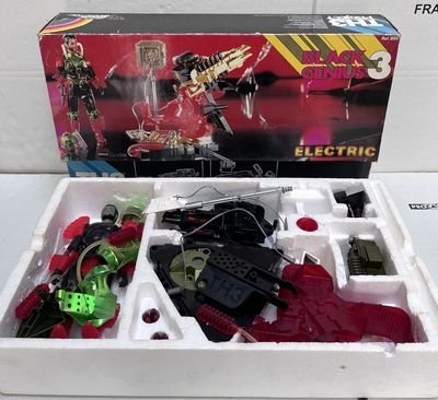 a box with a bunch of toys inside of it