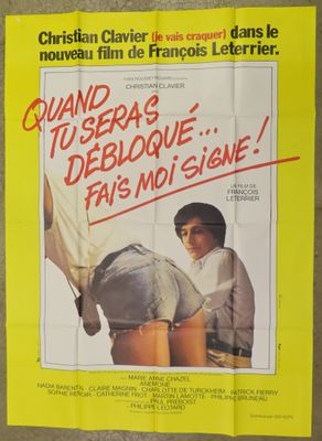 french movie poster for the film ' s release of the film ' s debut