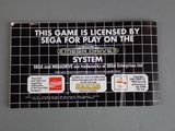 this game is licensed by sega for play on the system