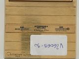 a close up of a box with a label on it