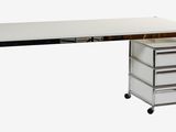 an image of a desk with drawers on wheels