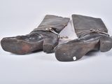 a pair of boots that are sitting on a table
