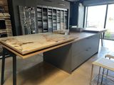 an image of a kitchen with a marble counter top