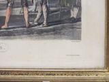 a picture of a painting of a group of men walking