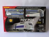 a toy train that is in the box on the table