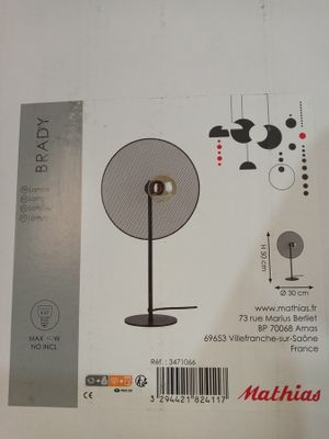 Lot de 2 Lampes MATHIAS - modèle Brady