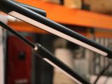 a close up of a pair of microphones on a stand