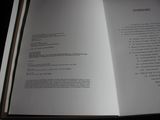 an open book with a list of items in it