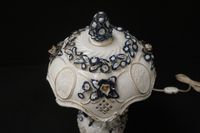 SCHIERHOLZ PLAUE - jolie lampe décorative en porcelaine - or… (photo 4)