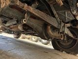 a close up view of a car ' s rear end