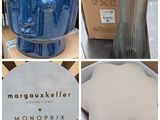 de nombreuses photos différentes de vases exposés dans le magasin