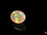 an oplite is shown in the dark with a black background