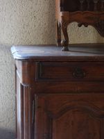 BUFFET BAS en noyer deux portes et deux tiroirs. (photo 2)