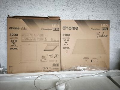 Ensemble de 3 luminaires dont suspension ARIC Réf. 50606 270…