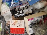 a pile of items that are sitting on the floor