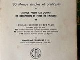 french menu for a restaurant in a restaurant in the country of france