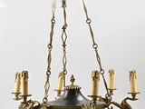 an image of a chandelier with five lights hanging from it ' s ceiling