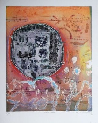 a picture of a picture of a painting on a piece of paper