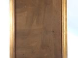 painting on easel in front of a white background with a sky background