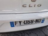 a close up of a car with a license plate on it
