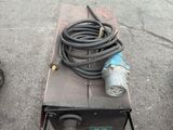 a lot of different types of welding equipment in a parking lot