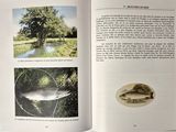 an open book with pictures of fish in it