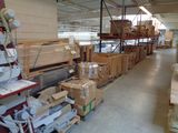 many boxes and boxes on the shelves in the warehouse
