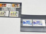 a picture of a set of stamps with a picture of a horse