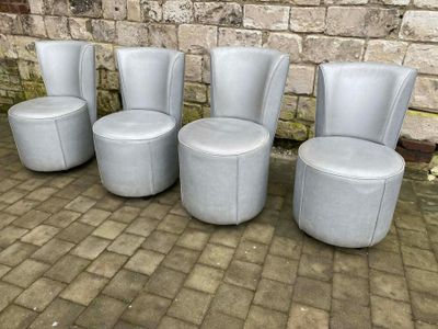 7 Chauffeuses Grises Occasion