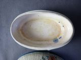 two plates that have been left on the table