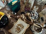 a table that has a lot of items on it