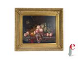 une image d'un tableau de fruits sur une table