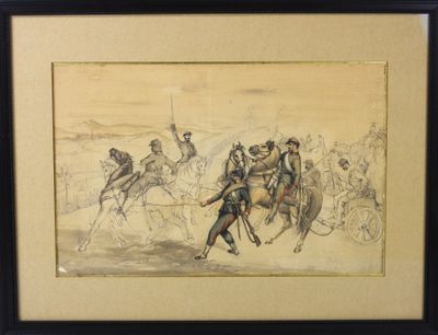 DESSINS. Ecole française du XIXe siècle.