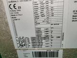the label on the back of a machine shows that it is not working