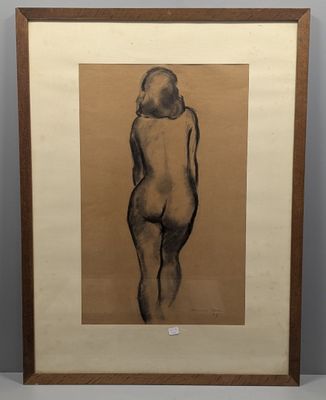 une image représentant un dessin d'une femme nue dans un cadre