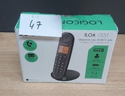 Téléphone fixe sans fil - LOGICOM - DECT ILOA 155T SOLO - No…