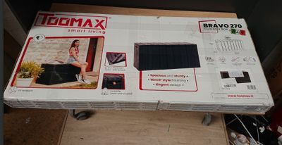 Coffre de jardin BRAVO - Résine - Toomax - Marron - Capacité…