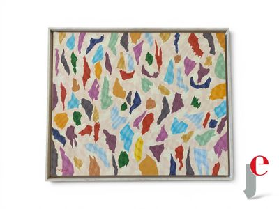 une image d'une image d'une image d'une peinture sur un mur