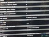 a close up of a computer screen with a lot of information on it